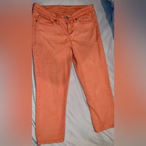 American Rag Orange Capri Jeans